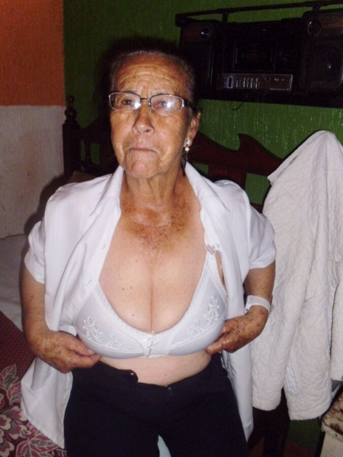 Old Latin Grandma Slut