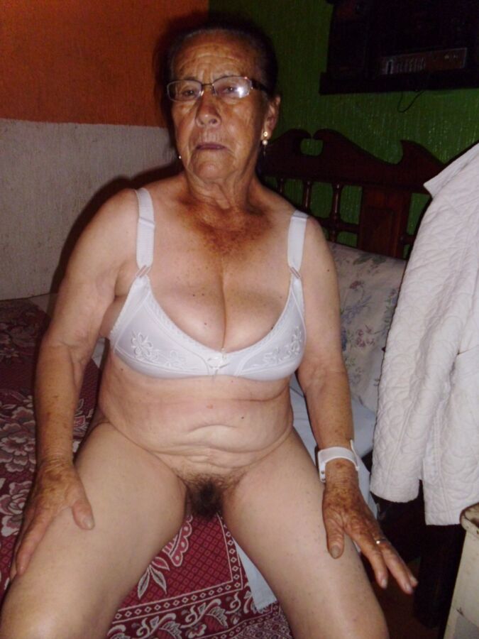 Old Latin Grandma Slut