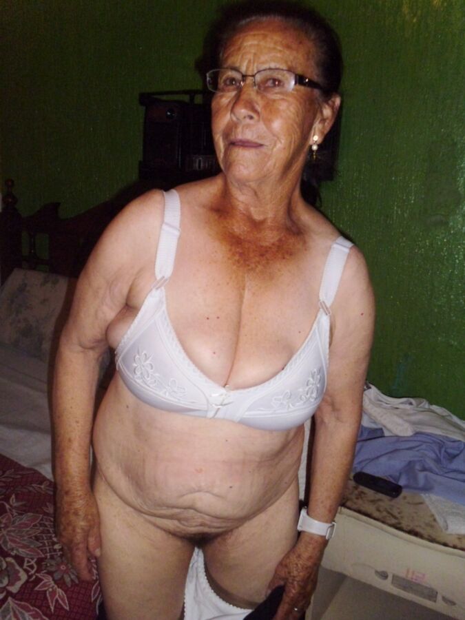 Old Latin Grandma Slut