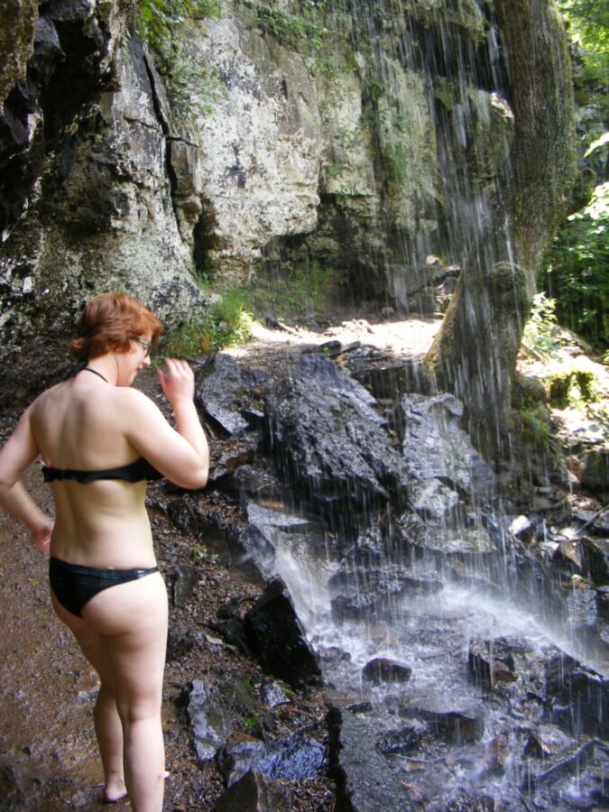 Redhead on vacation