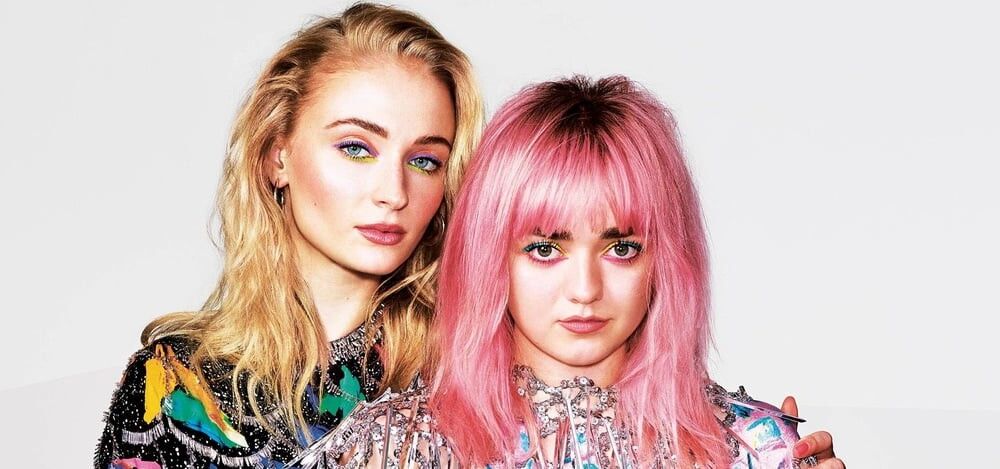 Sophie Turner y Maisie Williams marzo de 2019