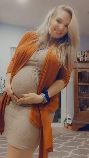 Busty Blonde Married Wife Preggo Pregnant Preg