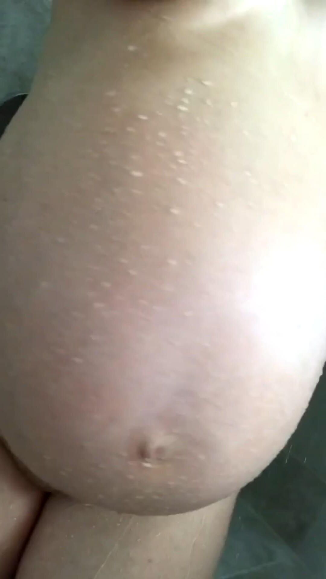 Pregnant shower time