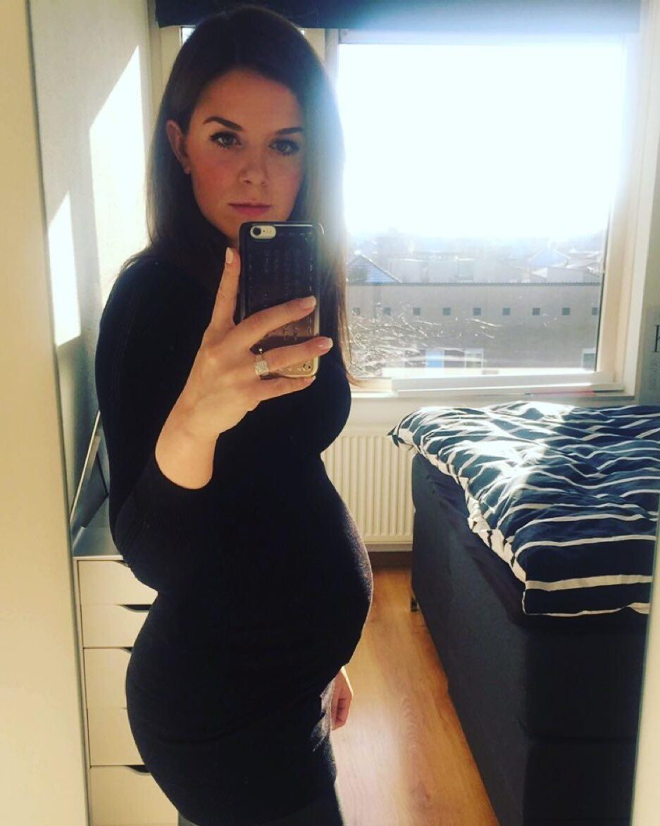 Michelle, maman amateur hollandaise, enceinte