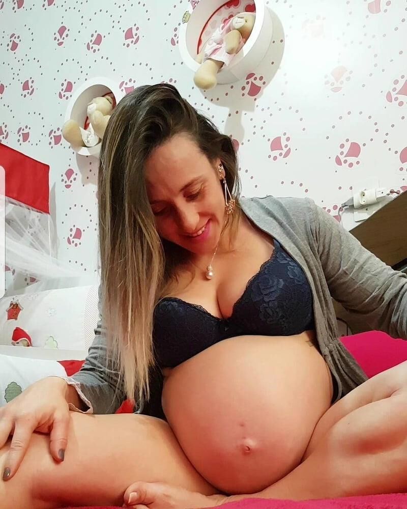 Caliente amateur preggo mamá elaine en casa no desnuda 2