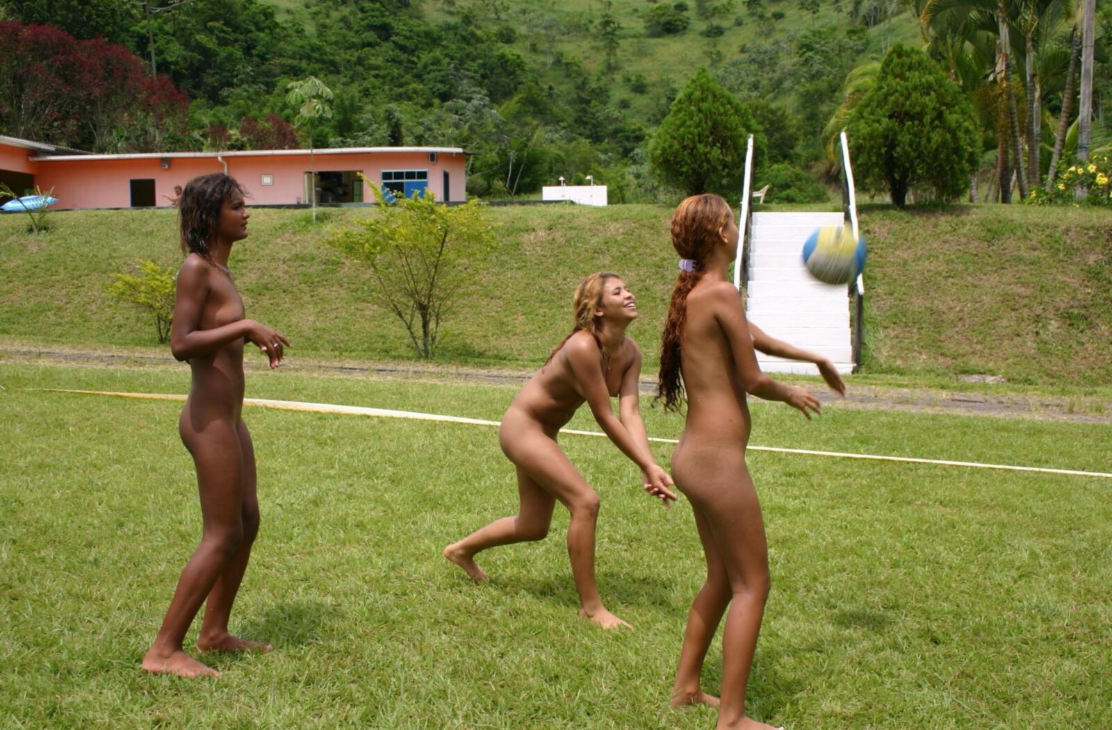 Schwanger en el campo