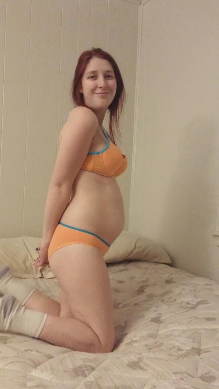 Young pregnant wife