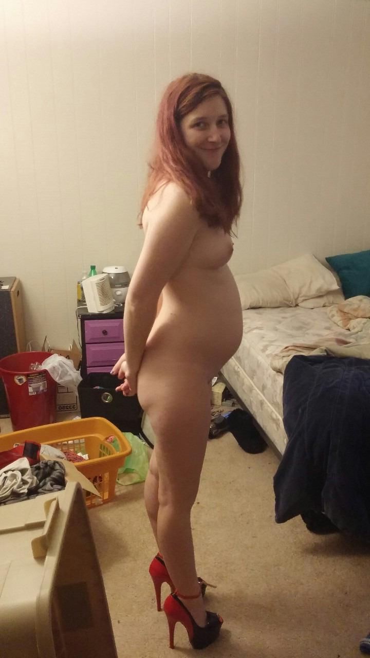 Young pregnant wife