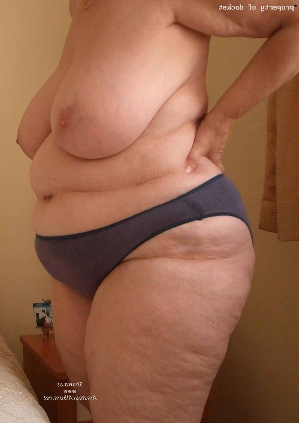  yo Granny with big droopy tits