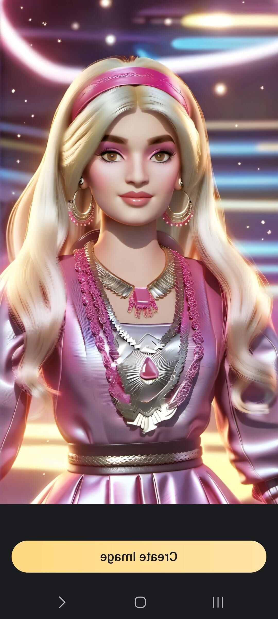 KI transponiert mich als Barbie.