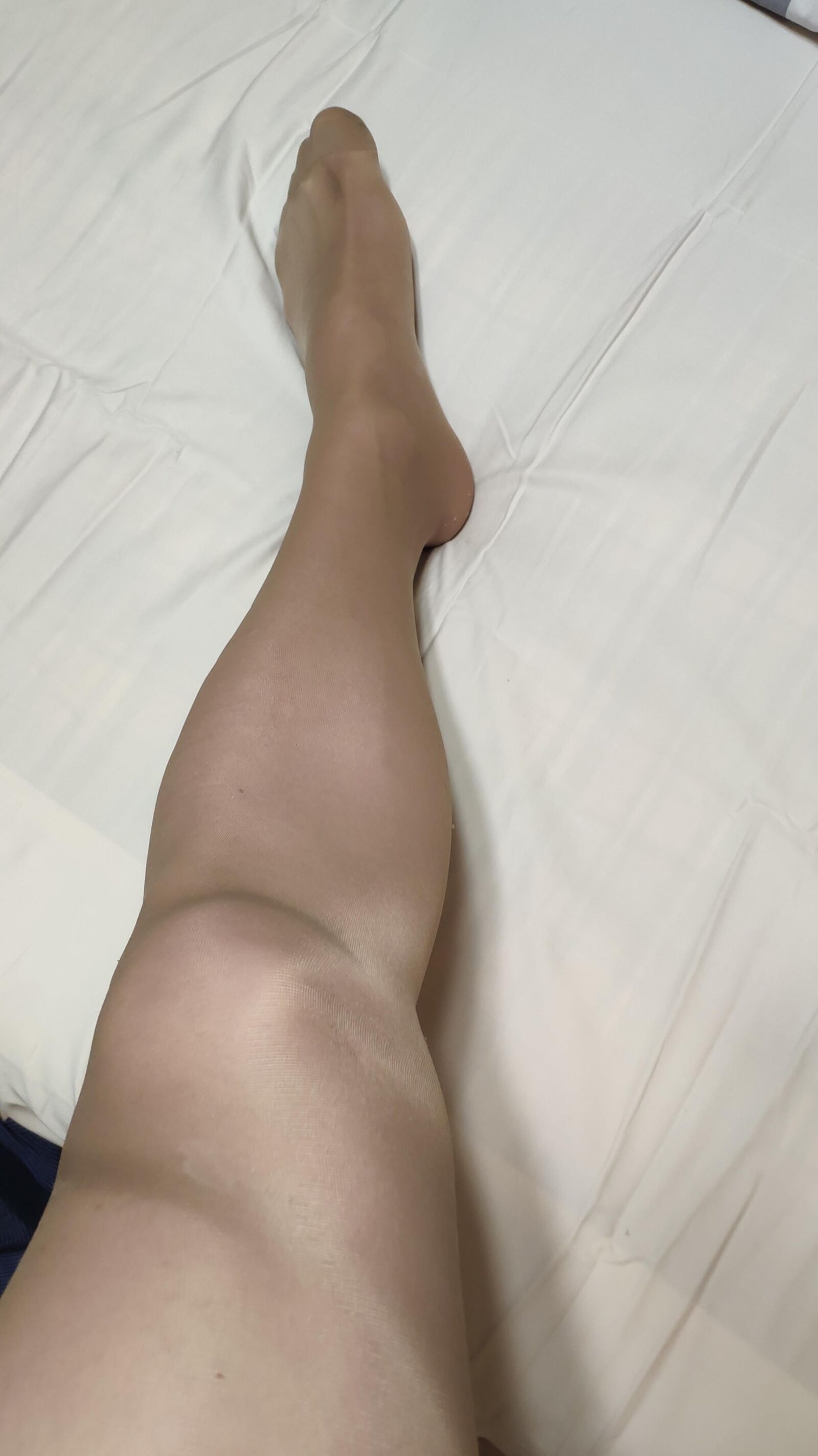 My legs in pantyhose