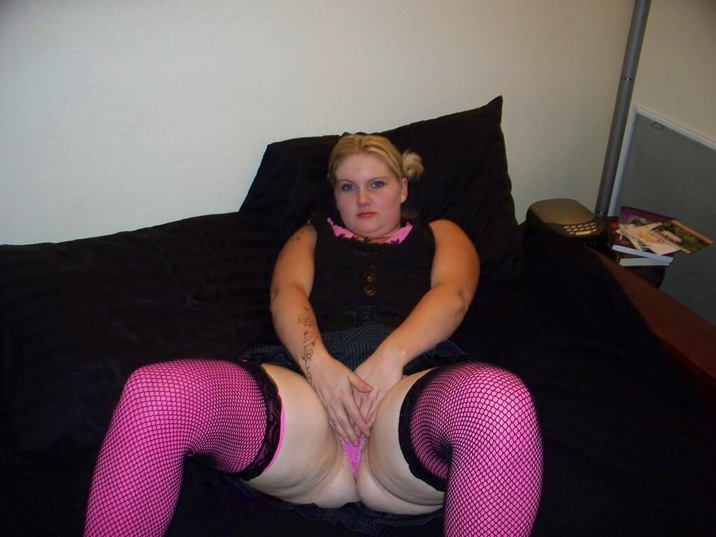 OLC PICS Chrystle in pink stockings