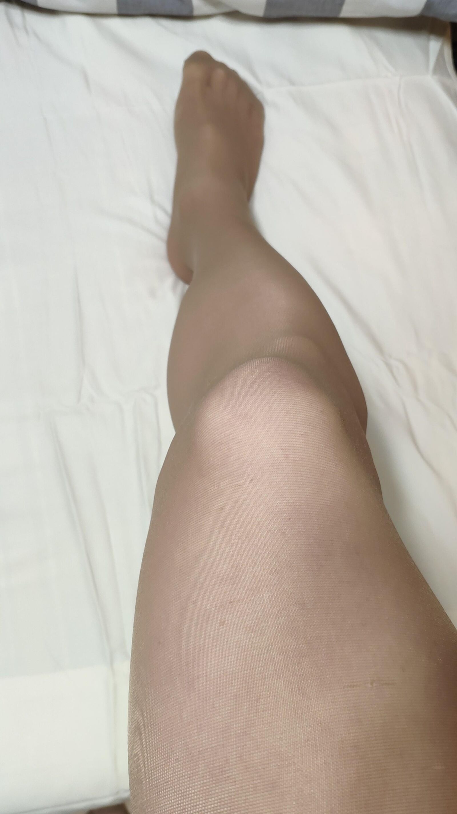 My legs in pantyhose