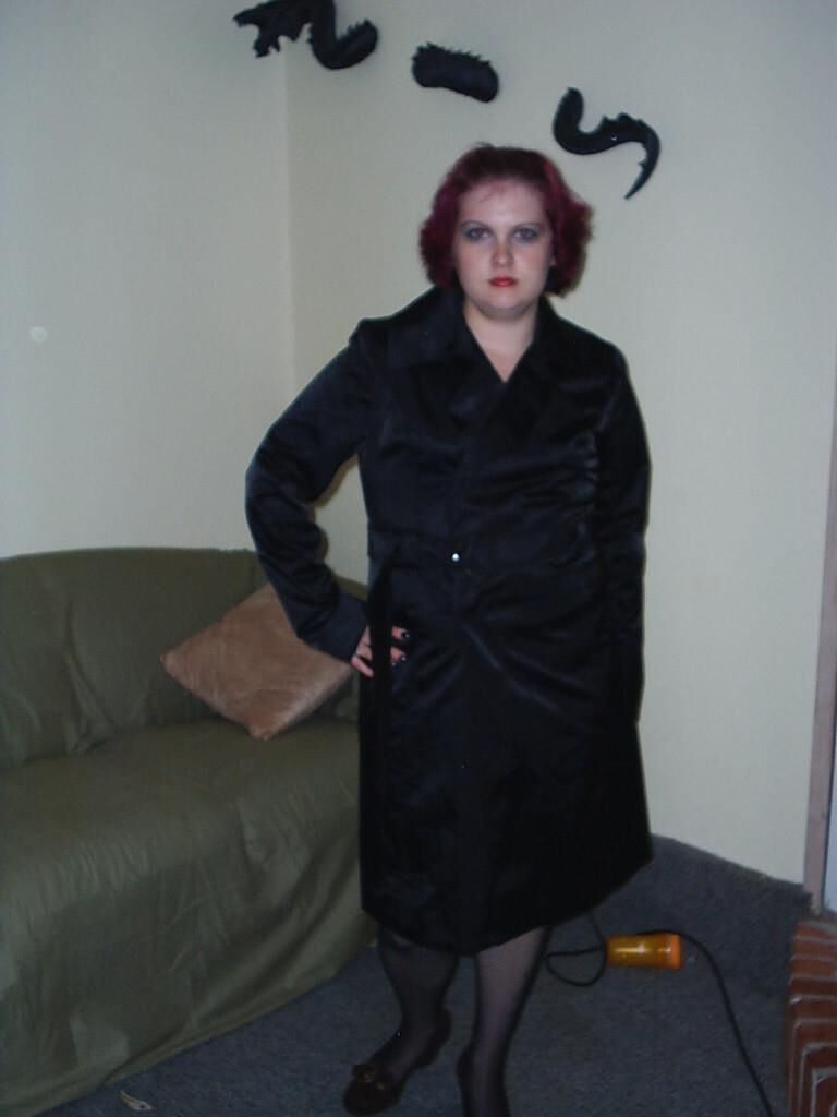 OLC PICS Chrystle in Trenchcoat