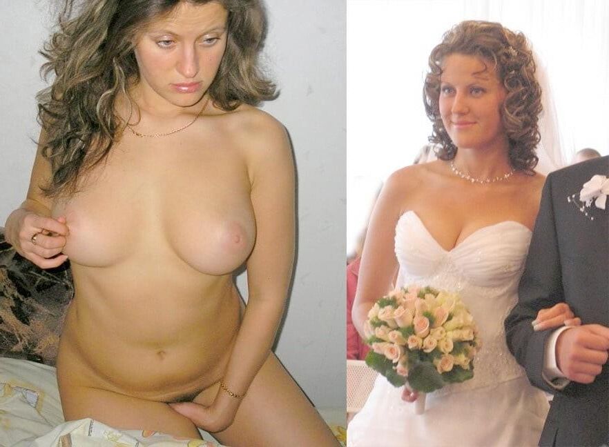 Novias desnudas vestidas y expuestas