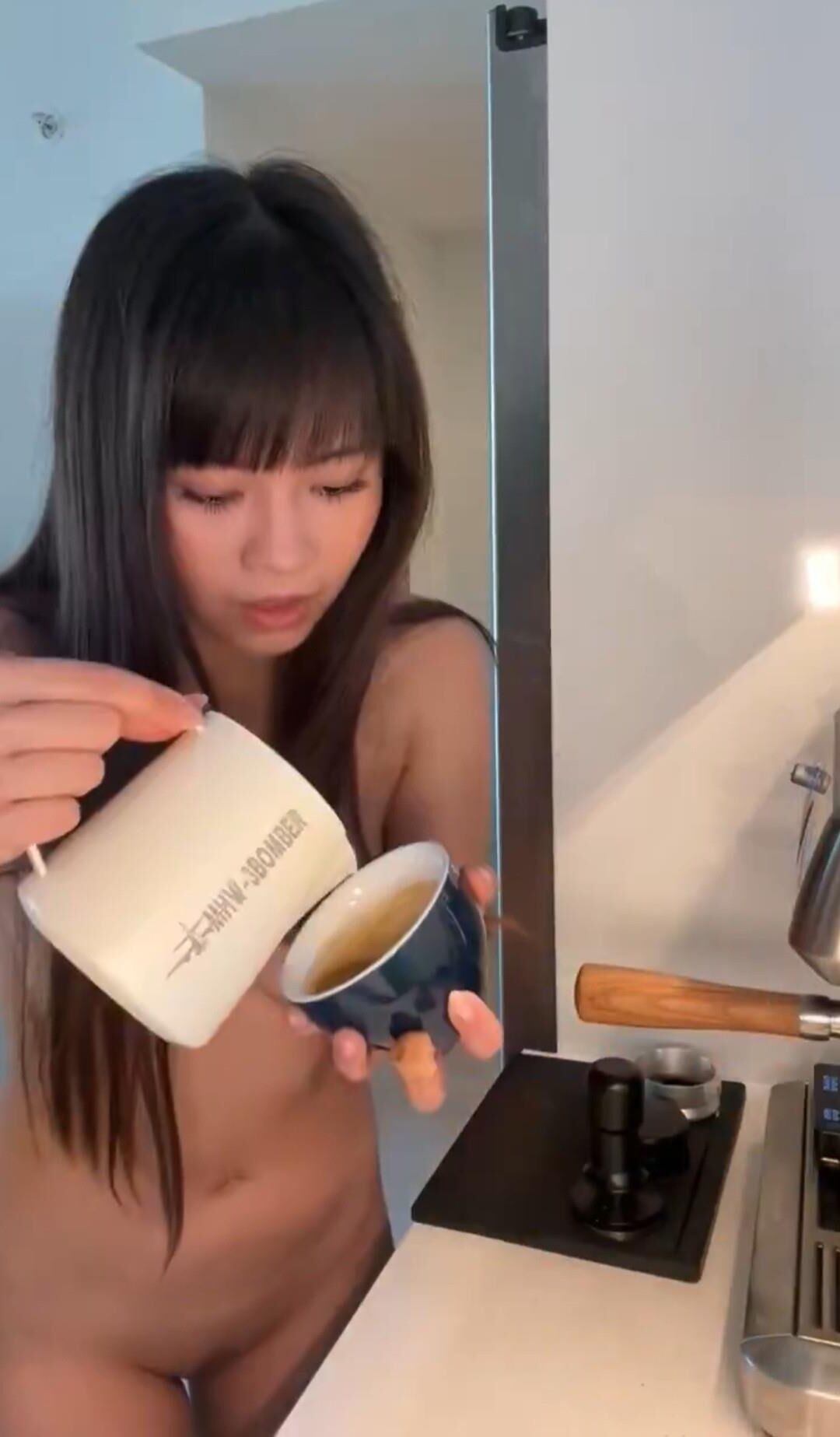 Kaffee liebende chinesische Süße