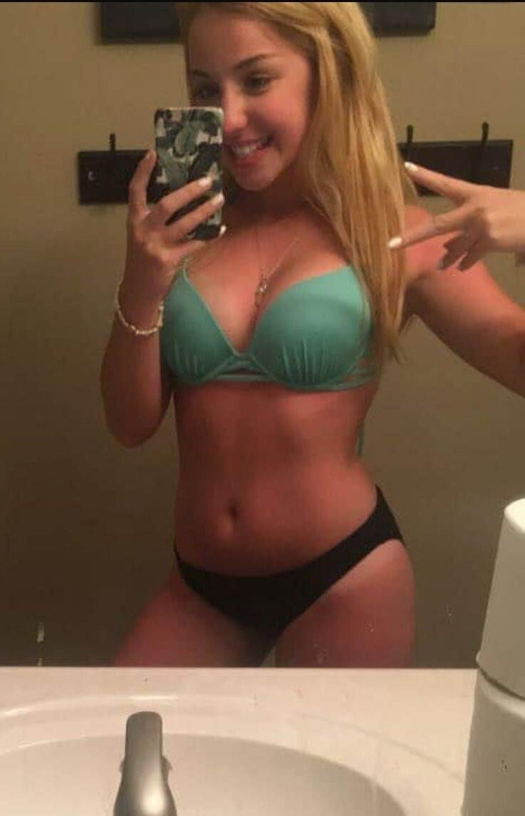 Blonde teen exposed