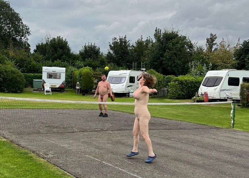 Nudist couple