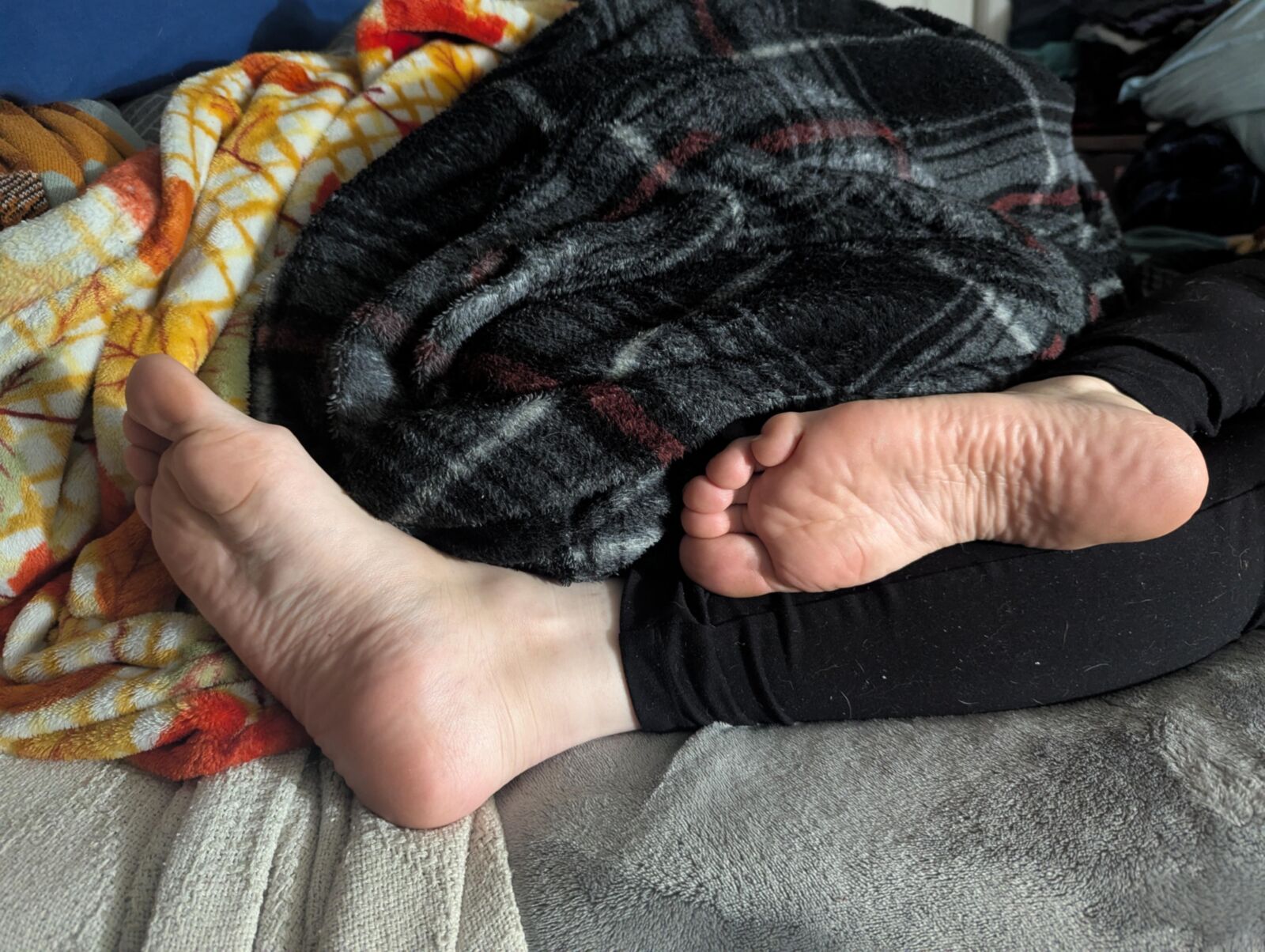 My wife's sexy wrinkled soles. Size . Mom soles. Tribute 