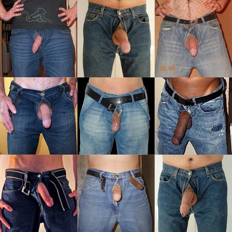 no underwear behind guys jeans 