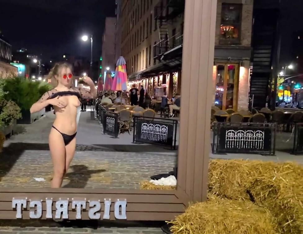 public displays of nudity topless and fully naked 