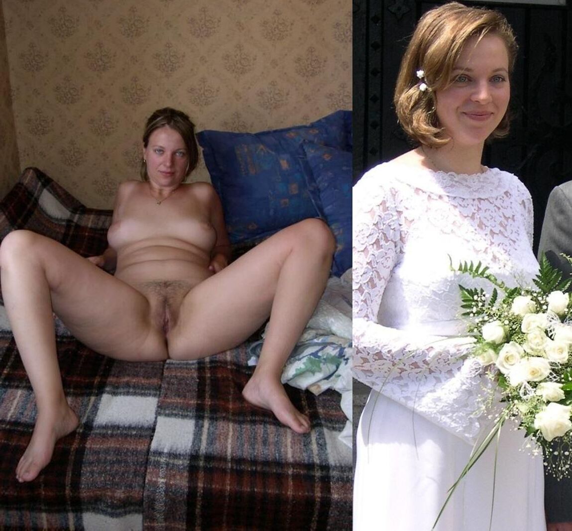 Russian Flowers. Collage of amateur russian girls vol. Brides