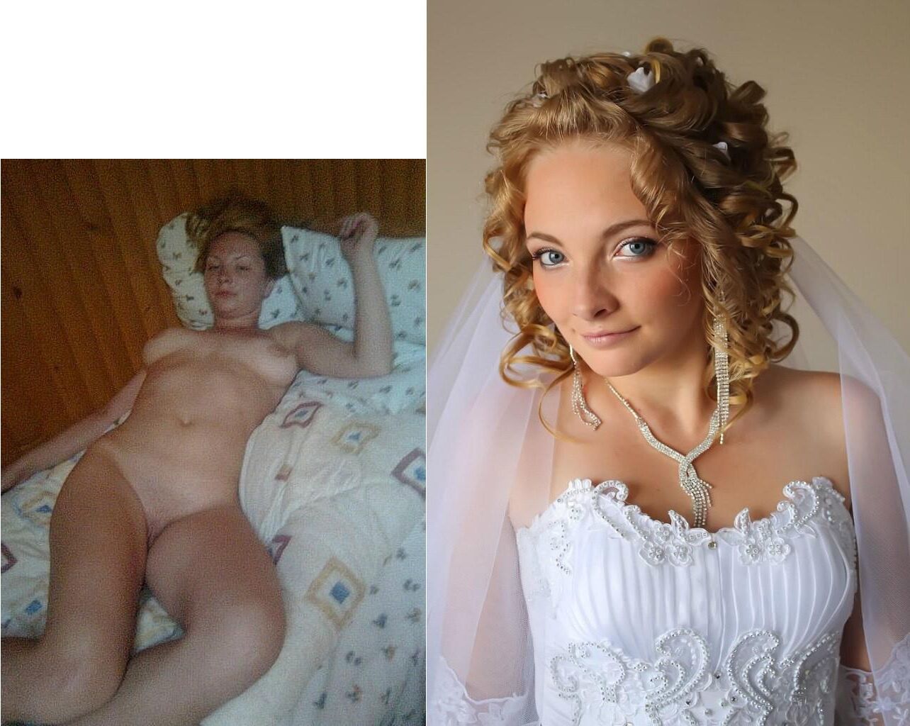 Russian Flowers. Collage of amateur russian girls vol. Brides