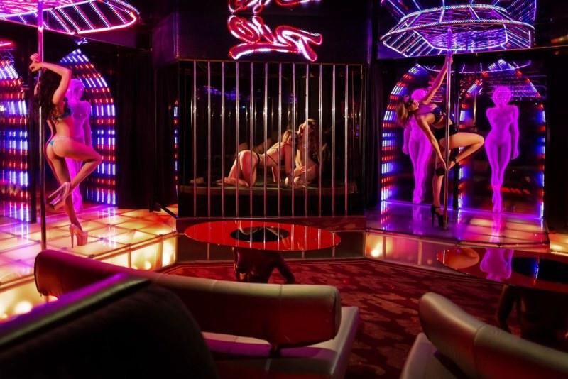 Chiennes en club, bar, bordel, spectacle porno