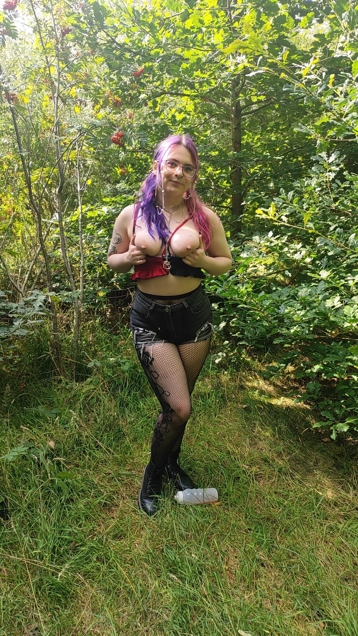 Esposa al aire libre