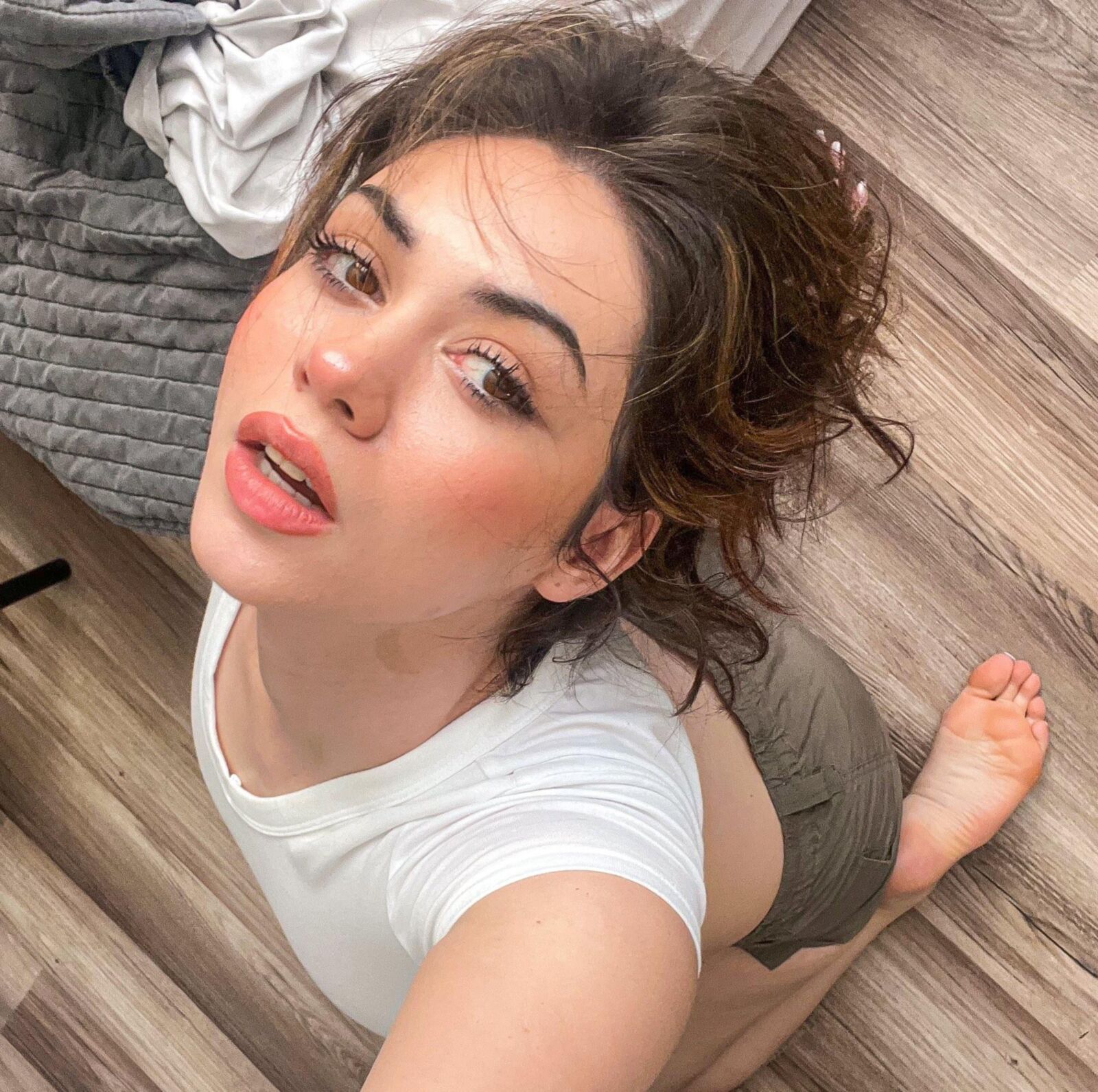 Selfies With a Foot Tease, Part 