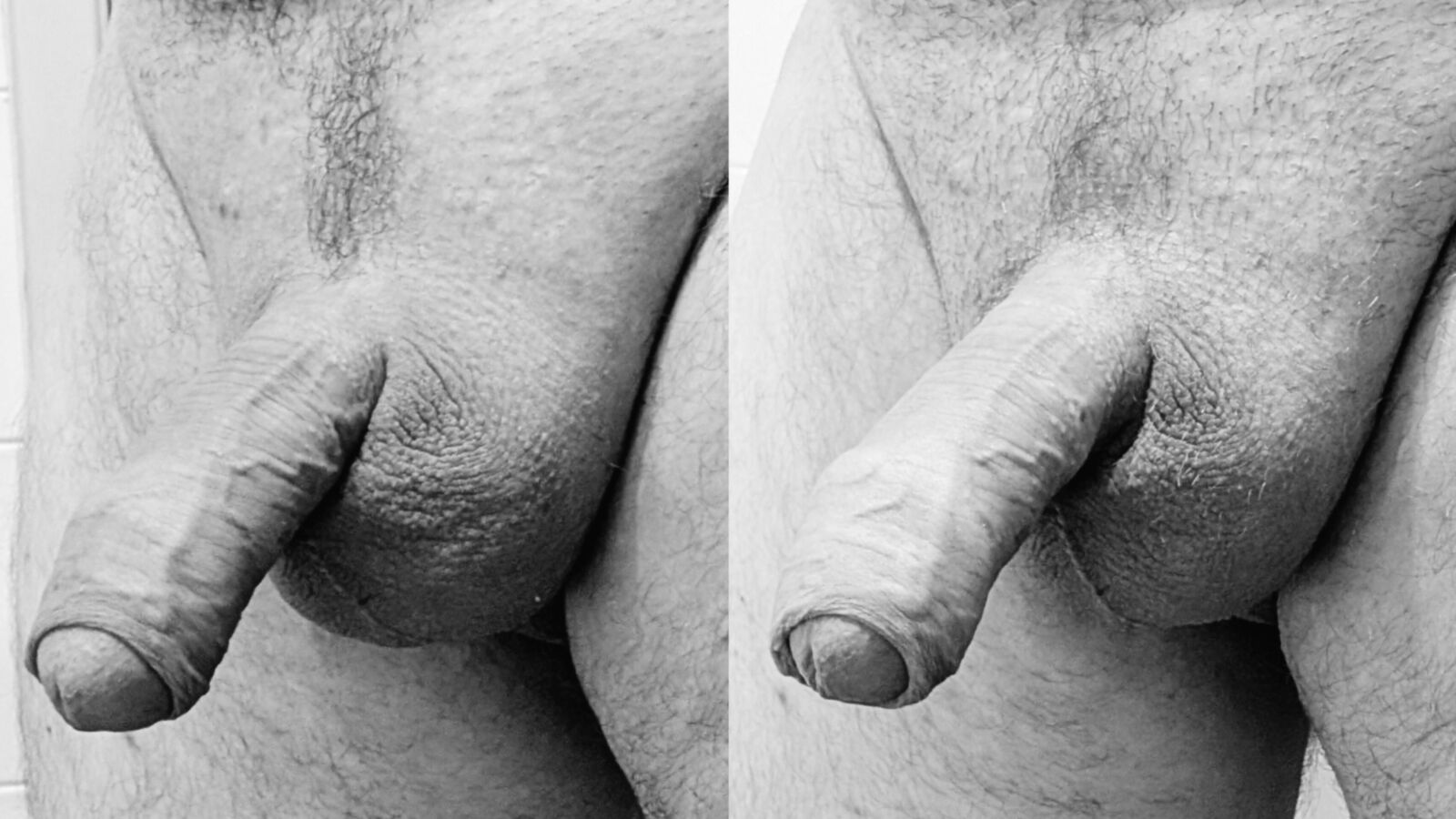 Before and after shave in the shower 