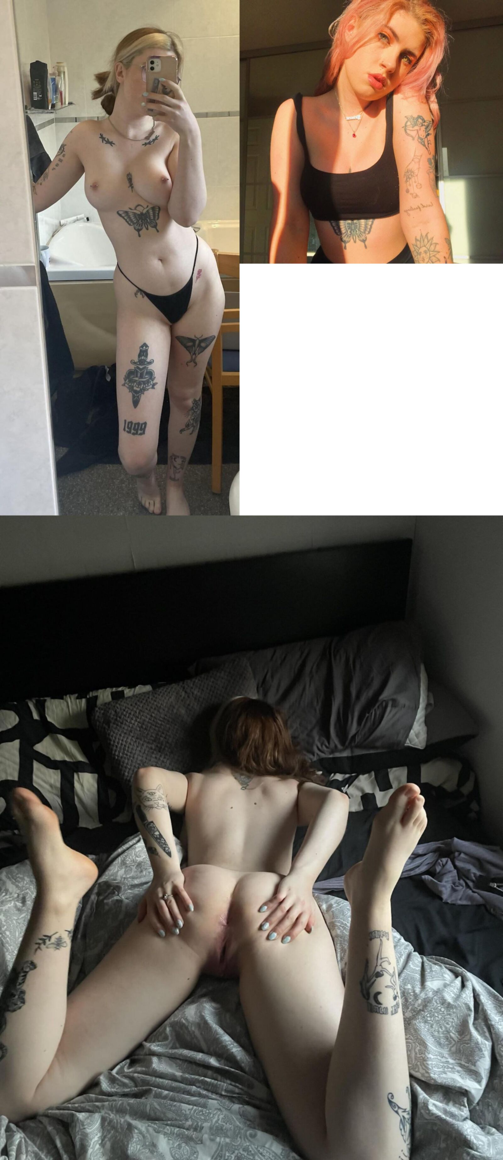 Gekleidet/ausgezogen