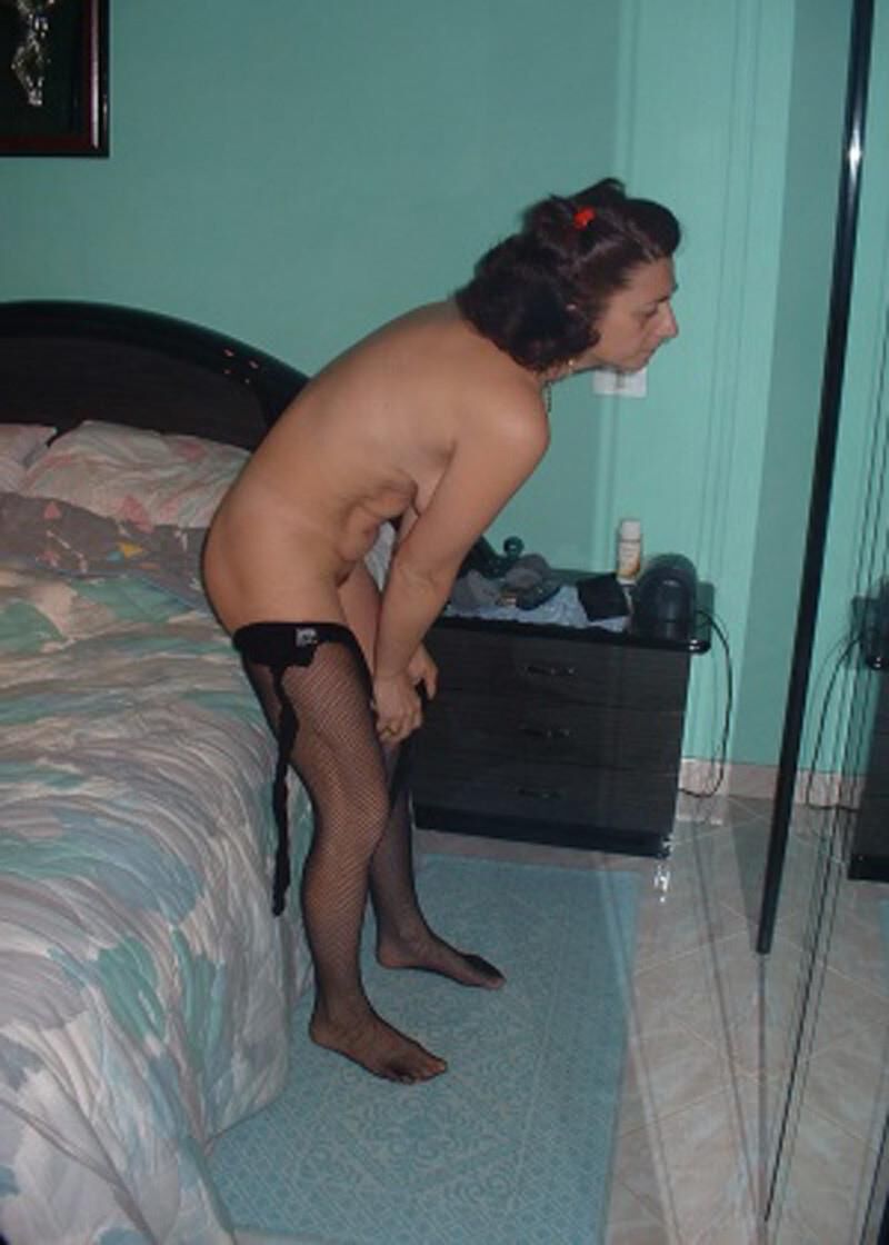 Nylons anziehen
