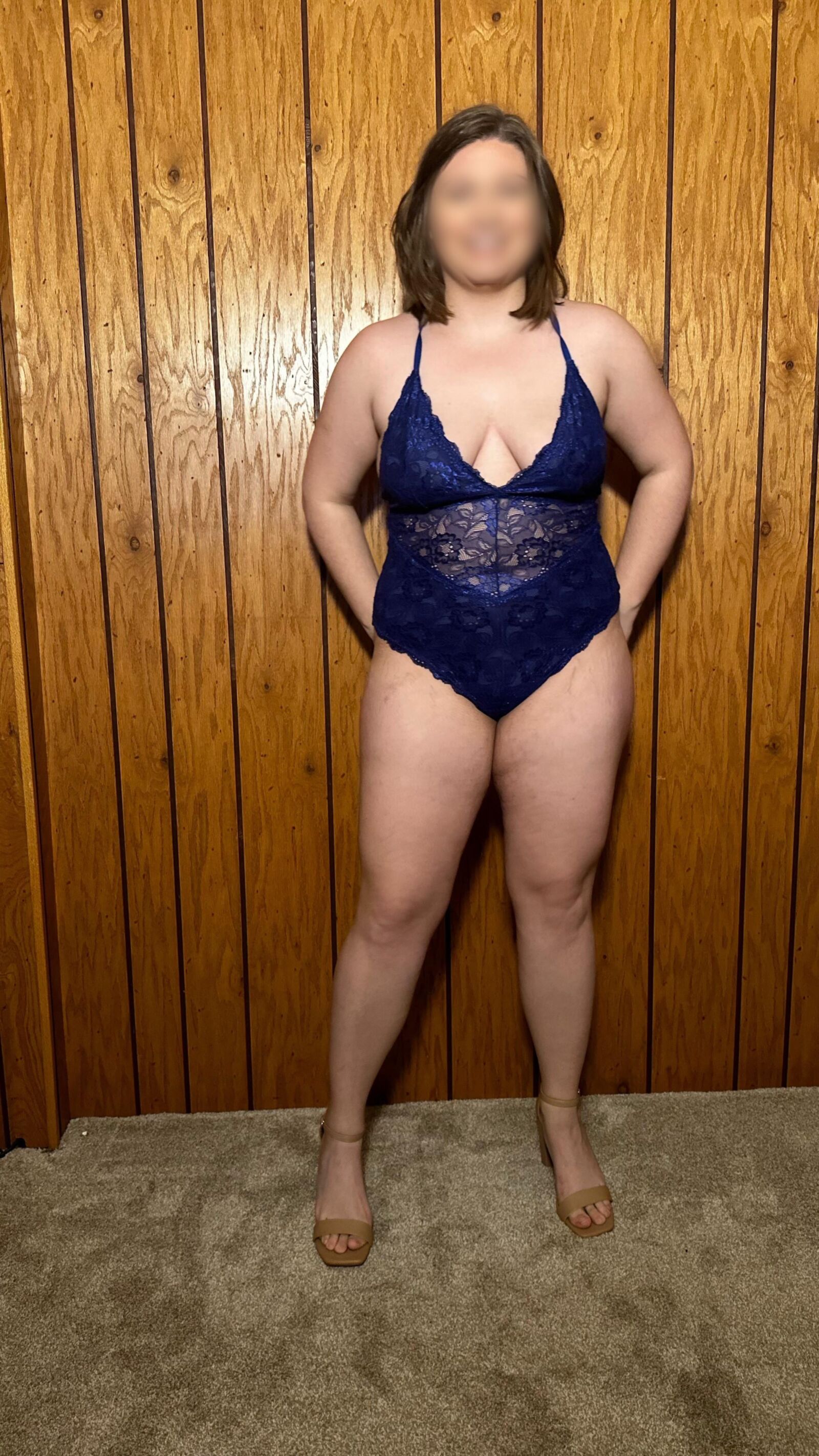 Amateur mollige Frau