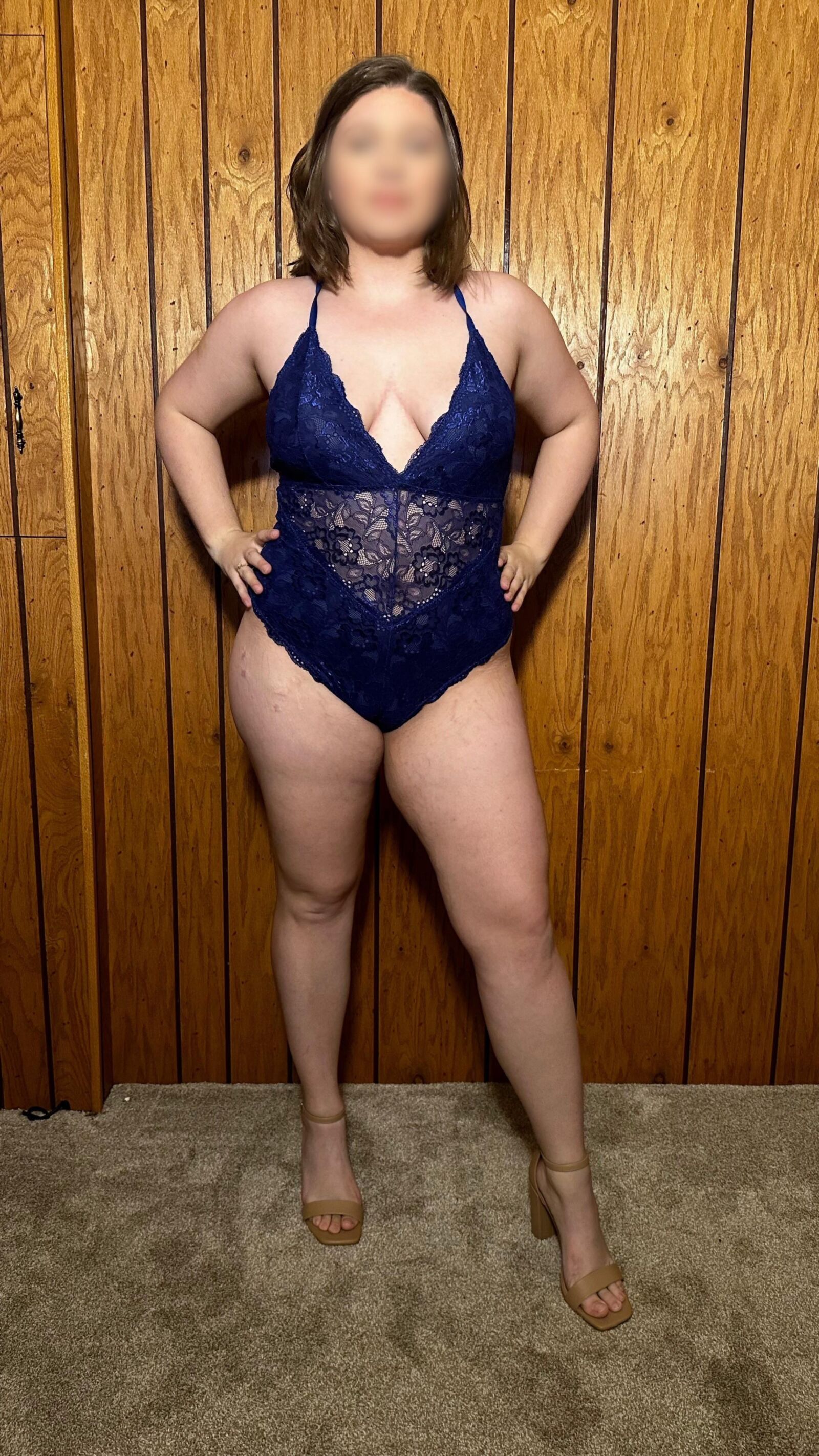 Amateur mollige Frau