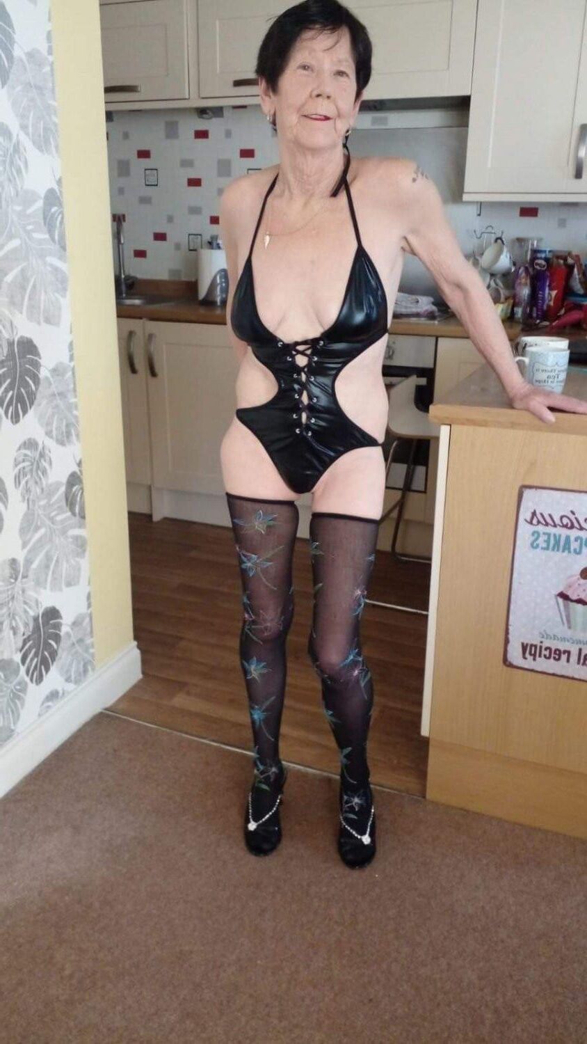 Sexy como Fuck Granny Maria del Reino Unido