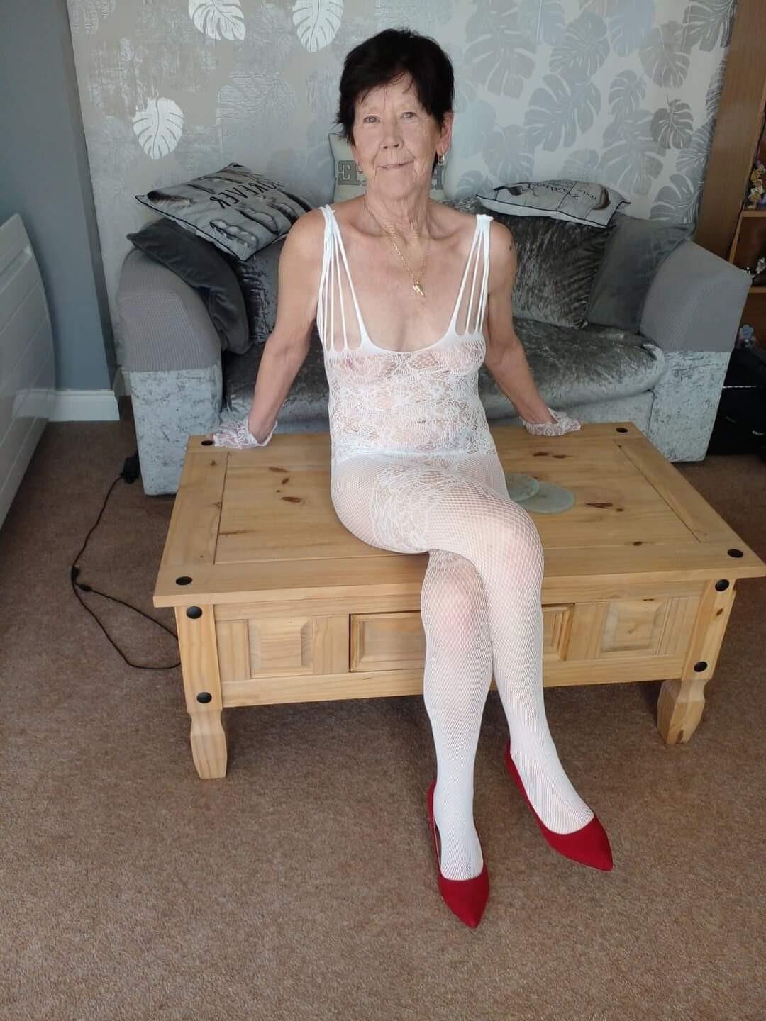 Sexy como Fuck Granny Maria del Reino Unido