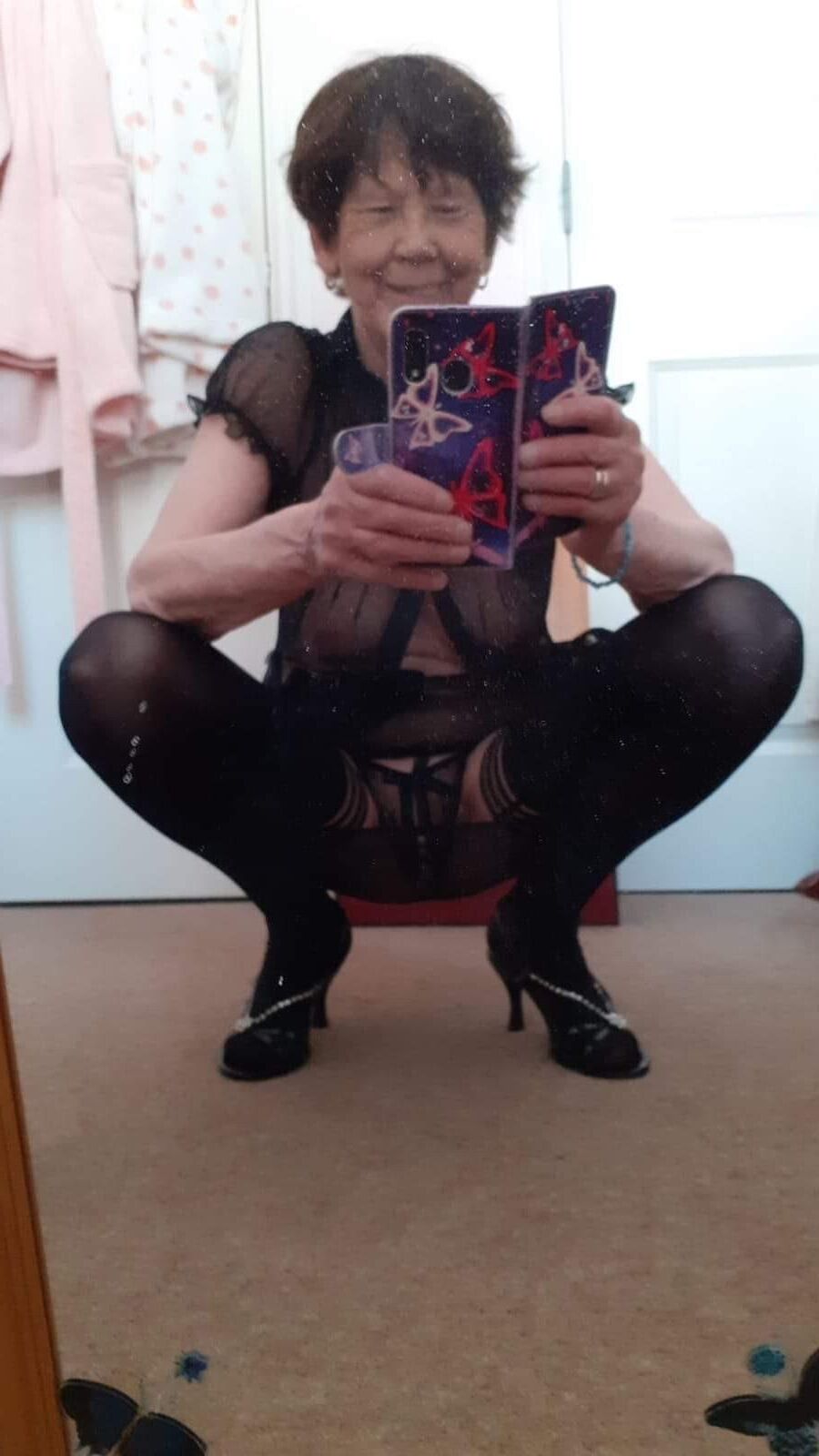 Sexy como Fuck Granny Maria del Reino Unido