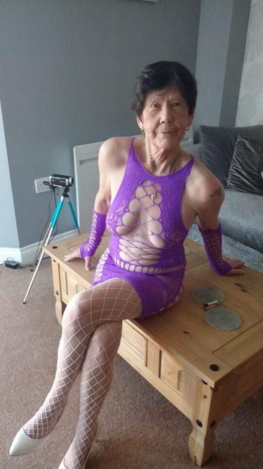 Sexy como Fuck Granny Maria del Reino Unido