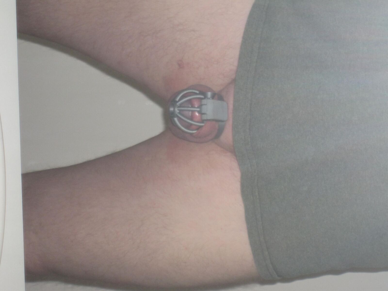 Shy and hiding in foreskin