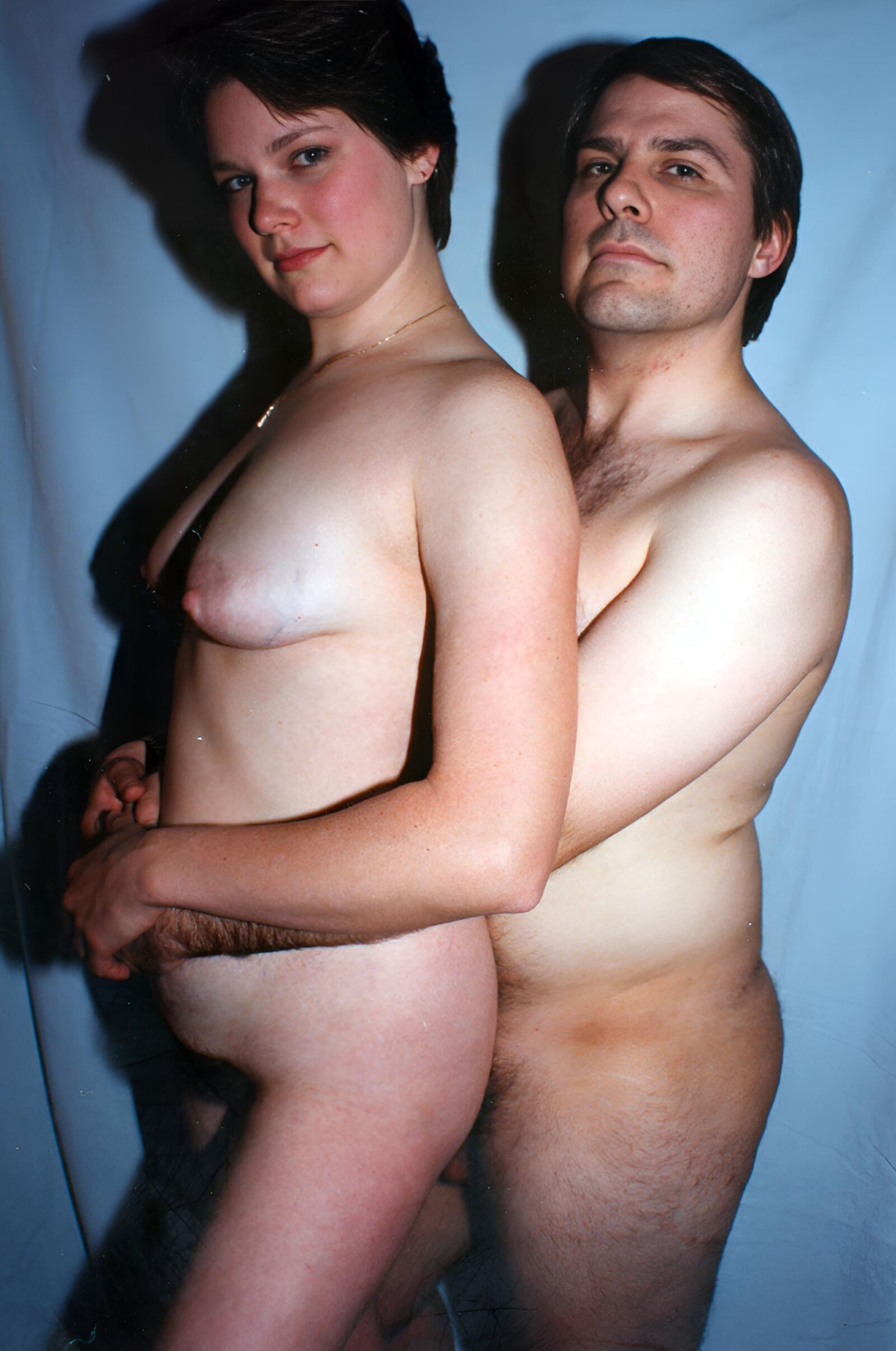 Polaroids of us nude