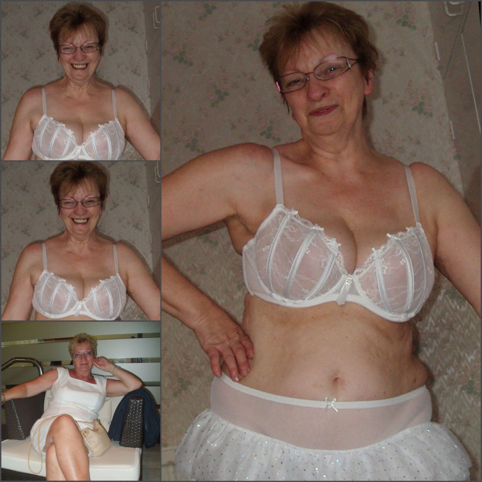 Compilation of Wife dressed and in lingerie