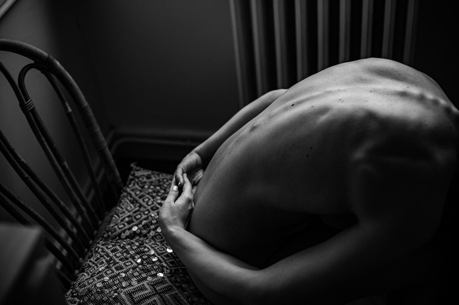 Blueberry Boudoir Shoot At Home