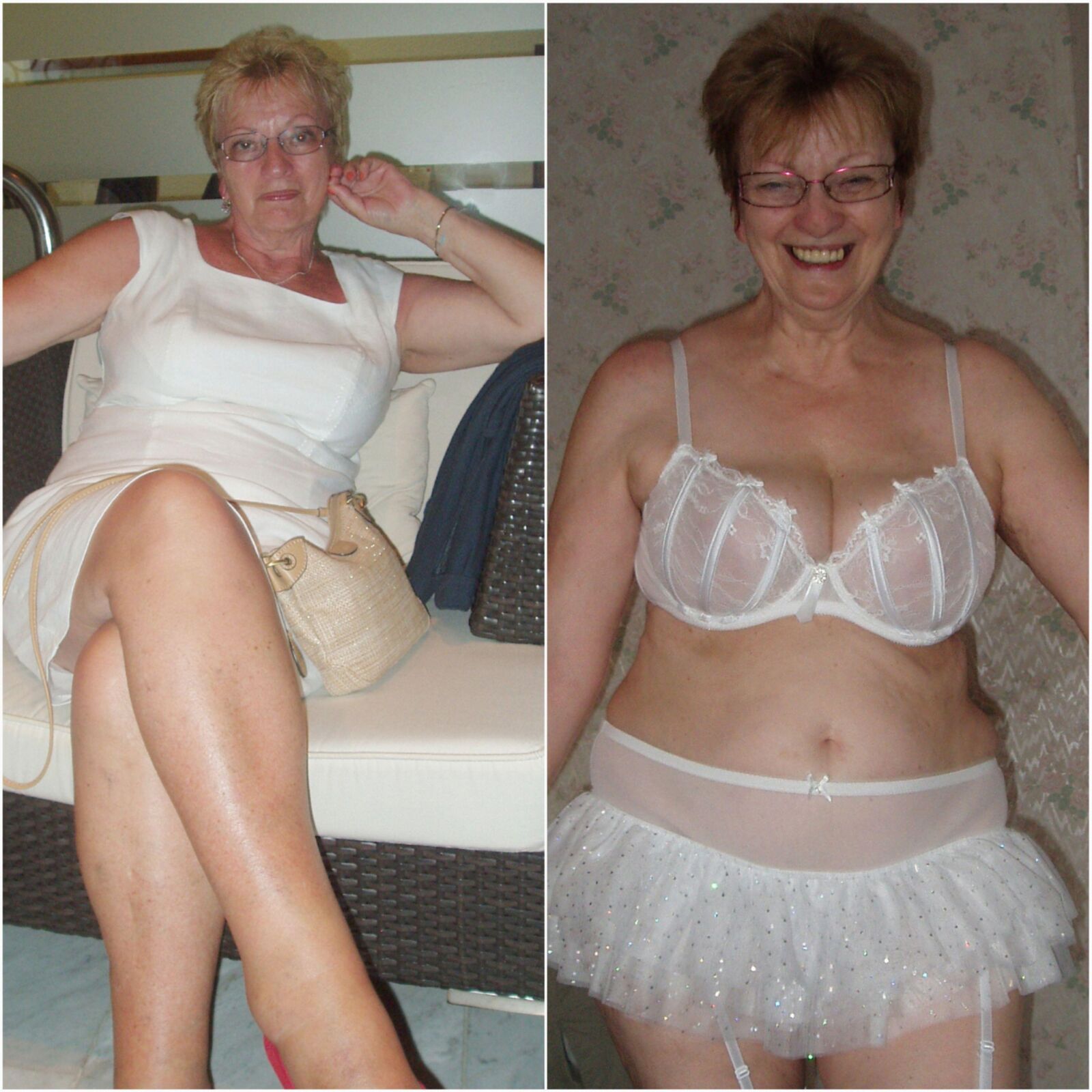 Compilation of Wife dressed and in lingerie