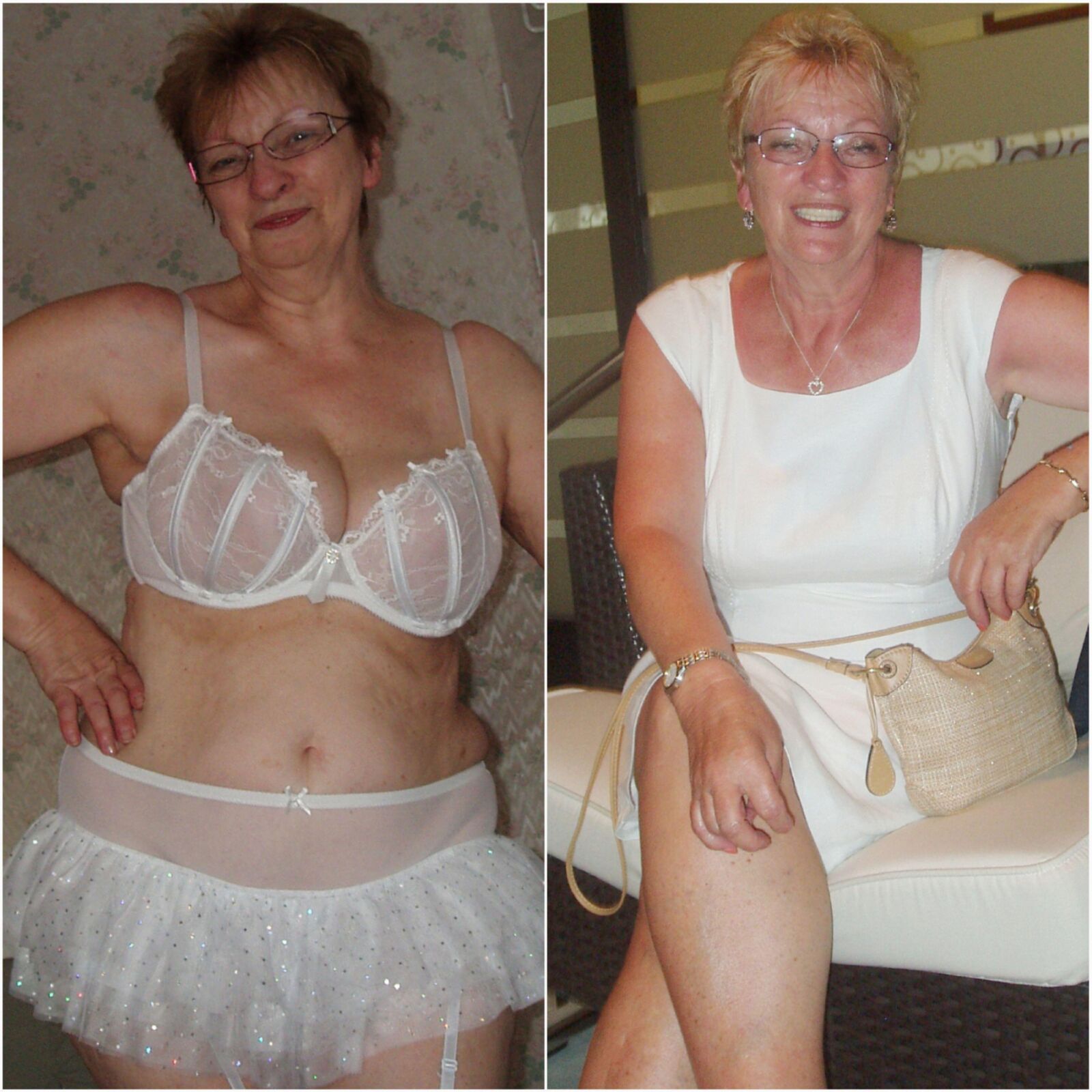 Compilation of Wife dressed and in lingerie