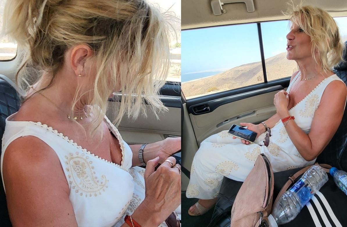 Granny Sina Pequeñas tetas vacías colgantes