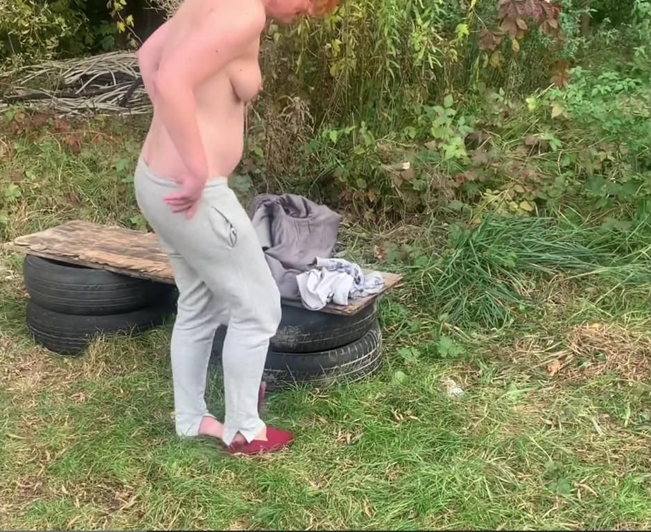 woman gets naked and dehumanised 