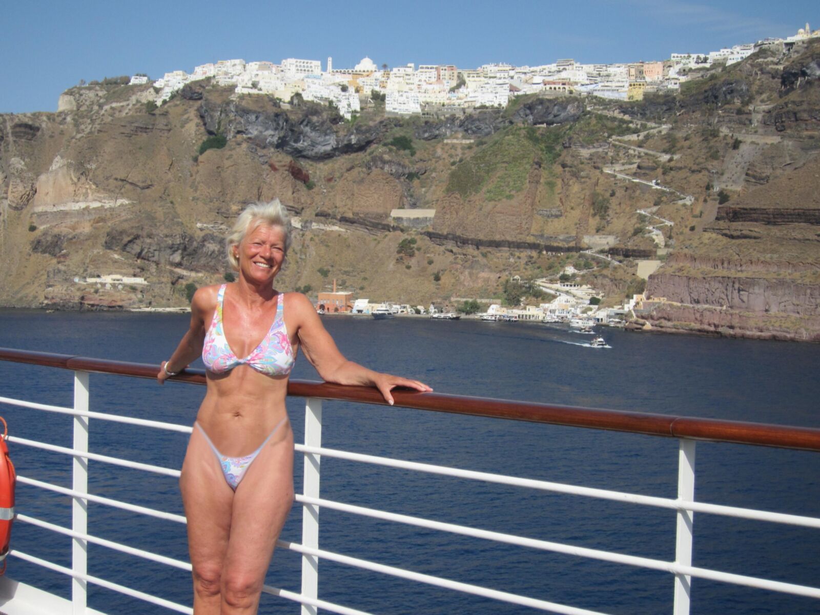 Justine on vacation