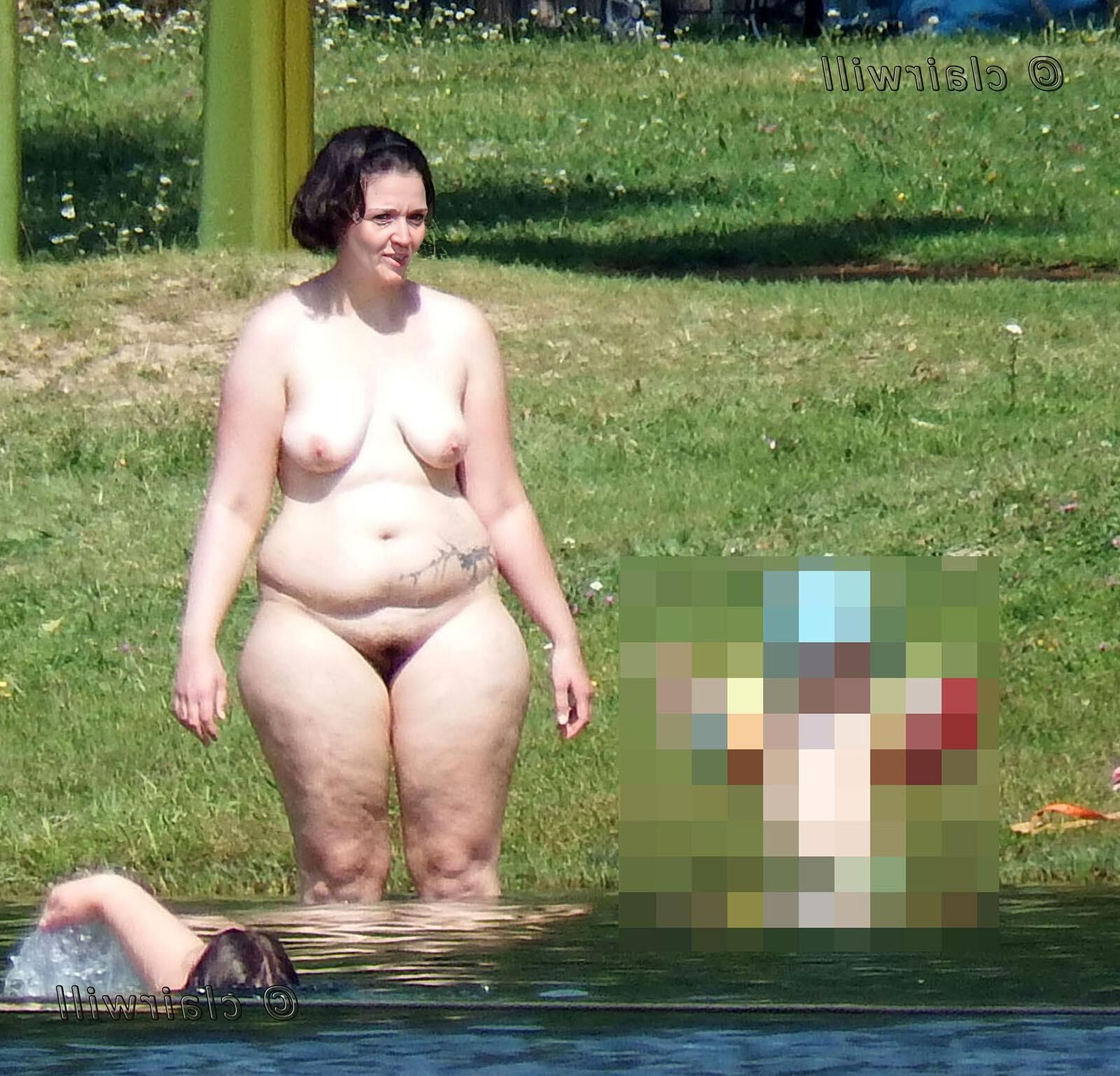 german milf wife exposed unaware bbw 