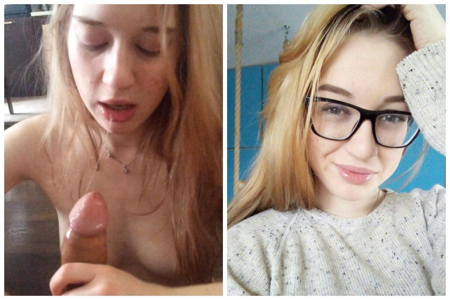 Hot Blonde Webslut Maria Exposed